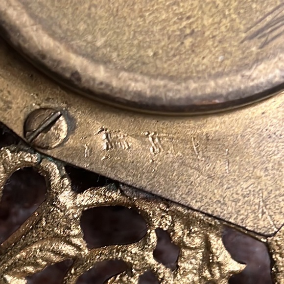 Antique Inkwell with Bronze Base - Picture 6 of 7